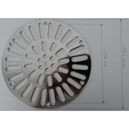 Grille ASTRAL INOX Diametre 174 mm Grille ASTRAL INOX Diametre 174 mm